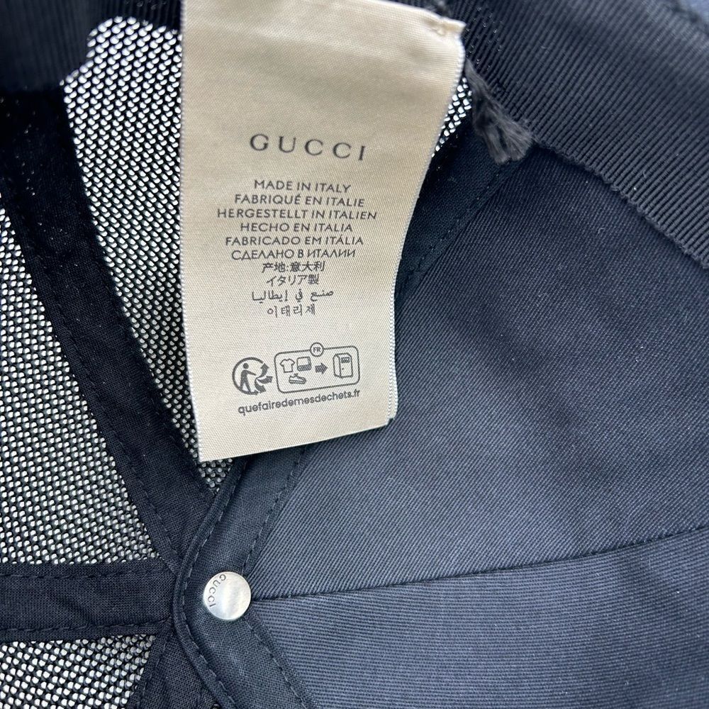 Unisex Gucci embroidered baseball cap size extra small adjustable made in Italy - Picture 7 of 8